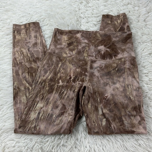 Lululemon Align High-Rise Pant 25" *Shine Diamond Dye Misty Shell Cacao Diffuse - Picture 1 of 5